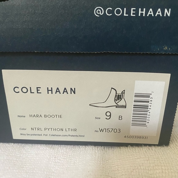 Cole Haan Hara Bootie Python Leather - Picture 2 of 6